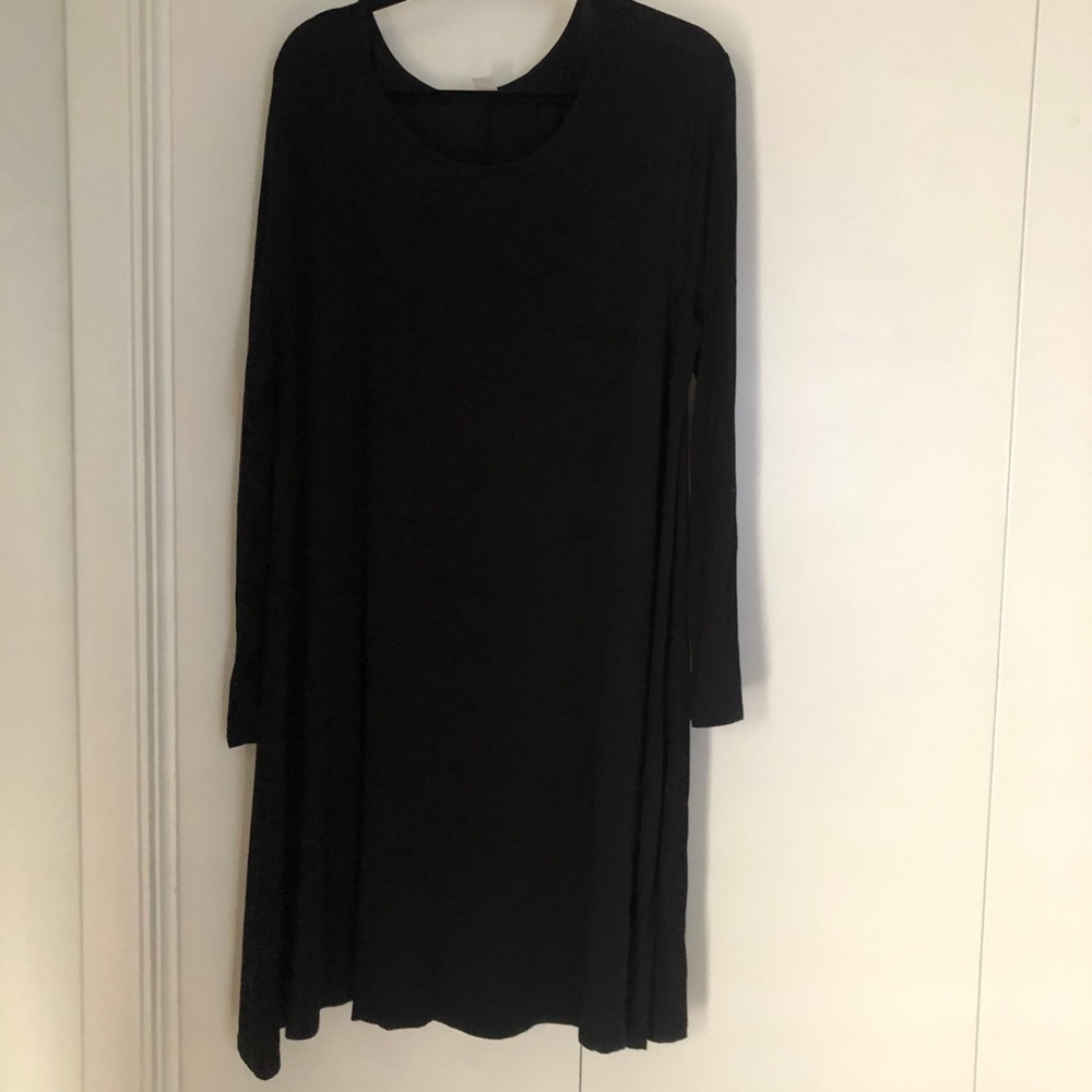 Long sleeve swing dress